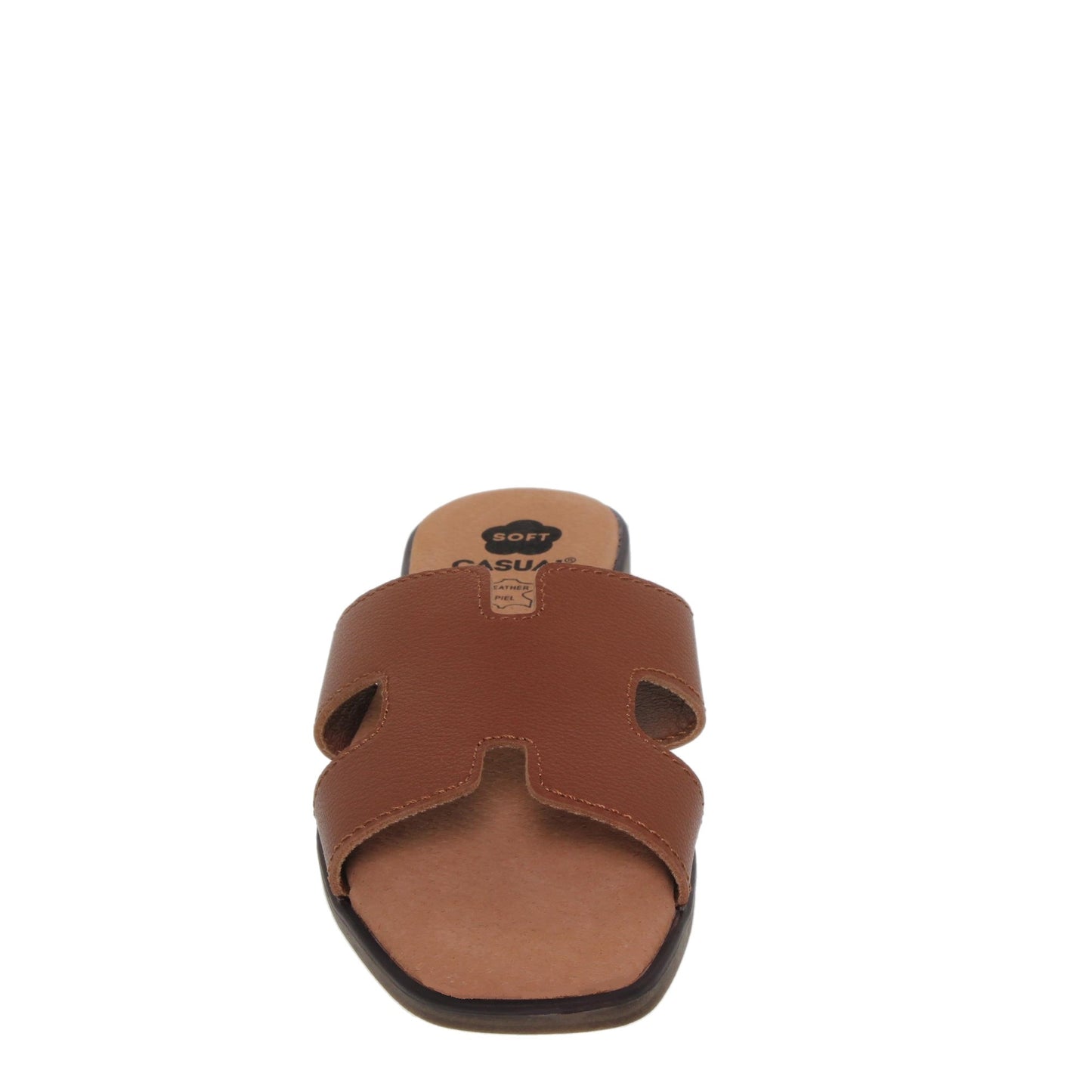 Sandalias planas mujer piel Cuero Johana