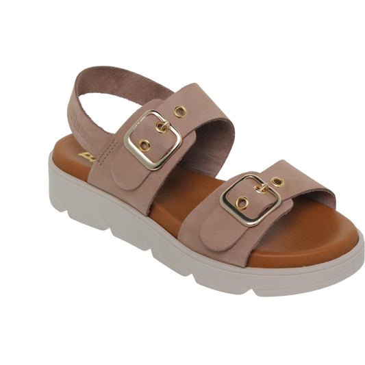 Sandalia Plana Mujer Petra Taupe