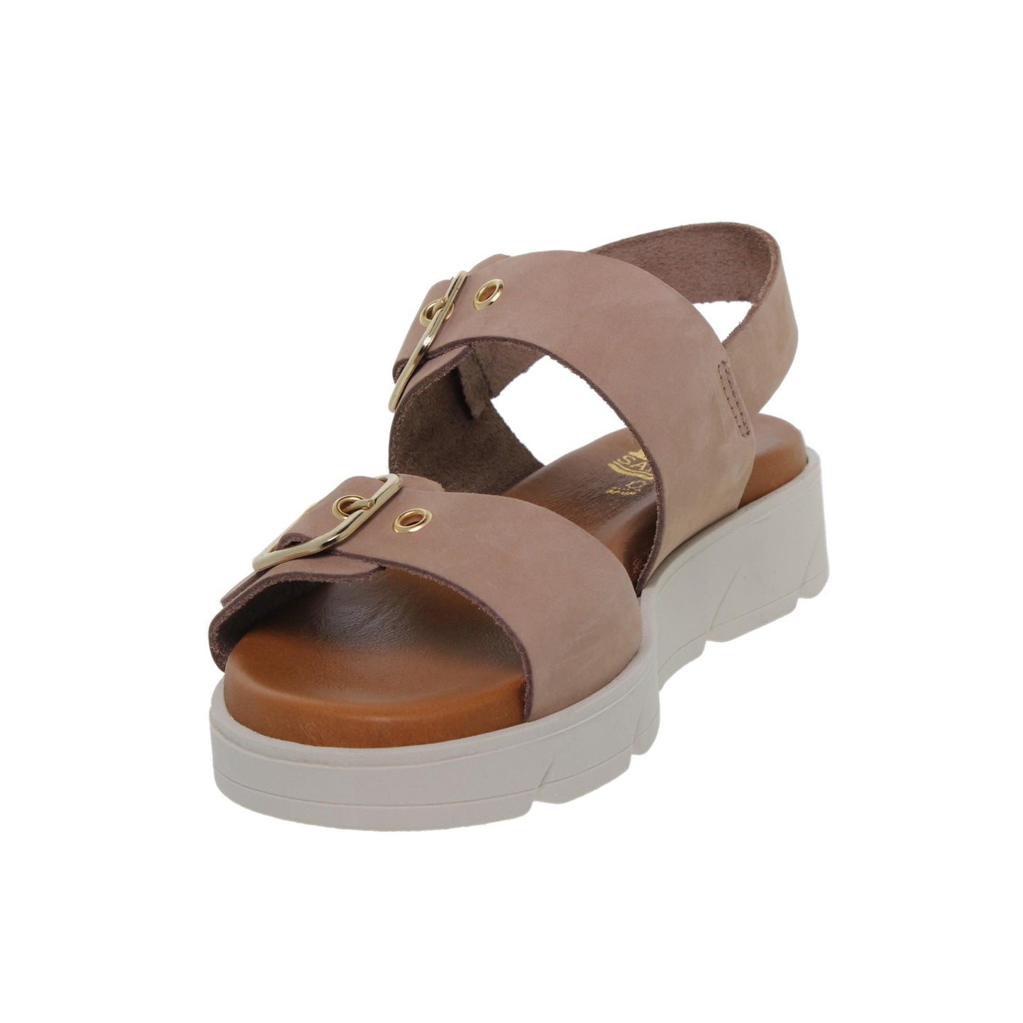 Sandalia Plana Mujer Petra Taupe