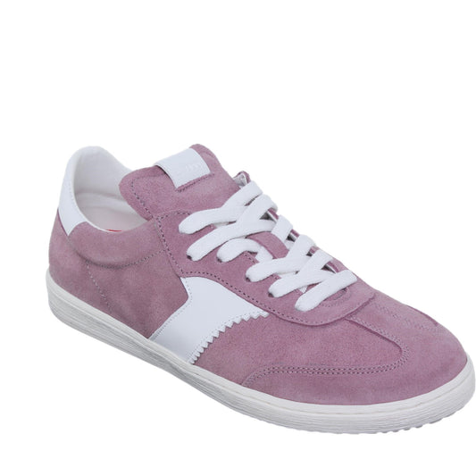 Deportivas Mujer Piel Malva Rosa