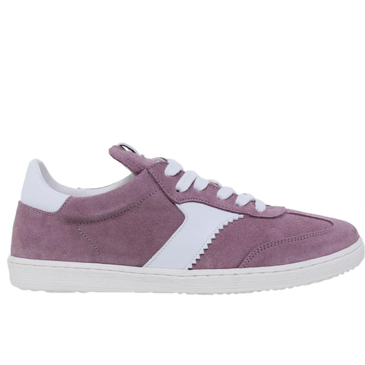 Deportivas Mujer Piel Malva Rosa