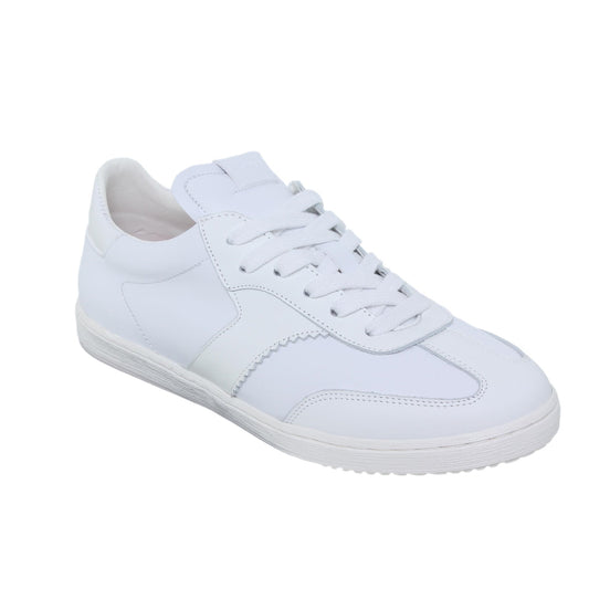 Deportivas Mujer Piel Malva Blanco