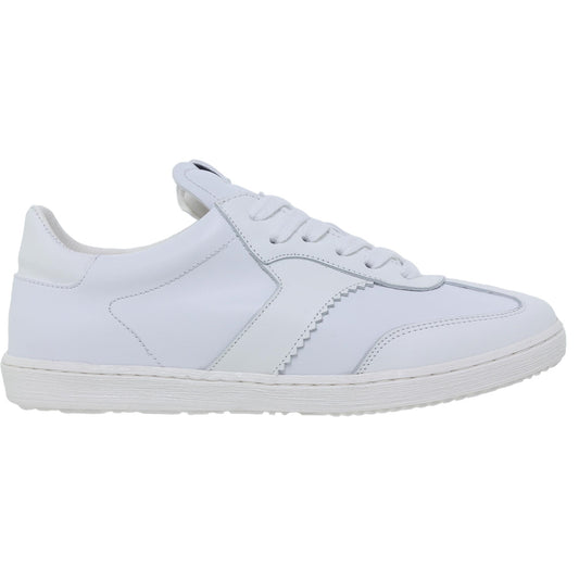 Deportivas Mujer Piel Malva Blanco