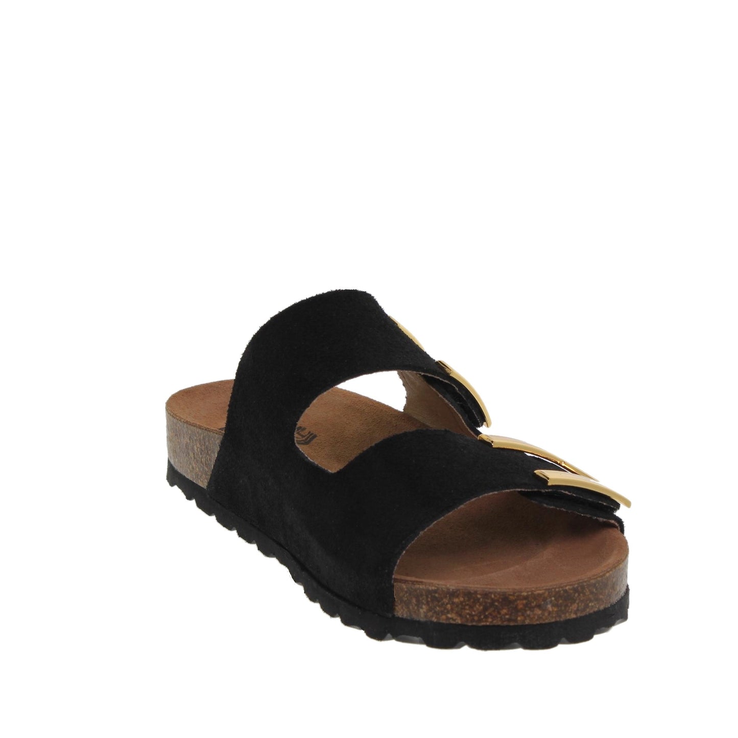 Sandalia Bio Mujer piel Negro Nieves