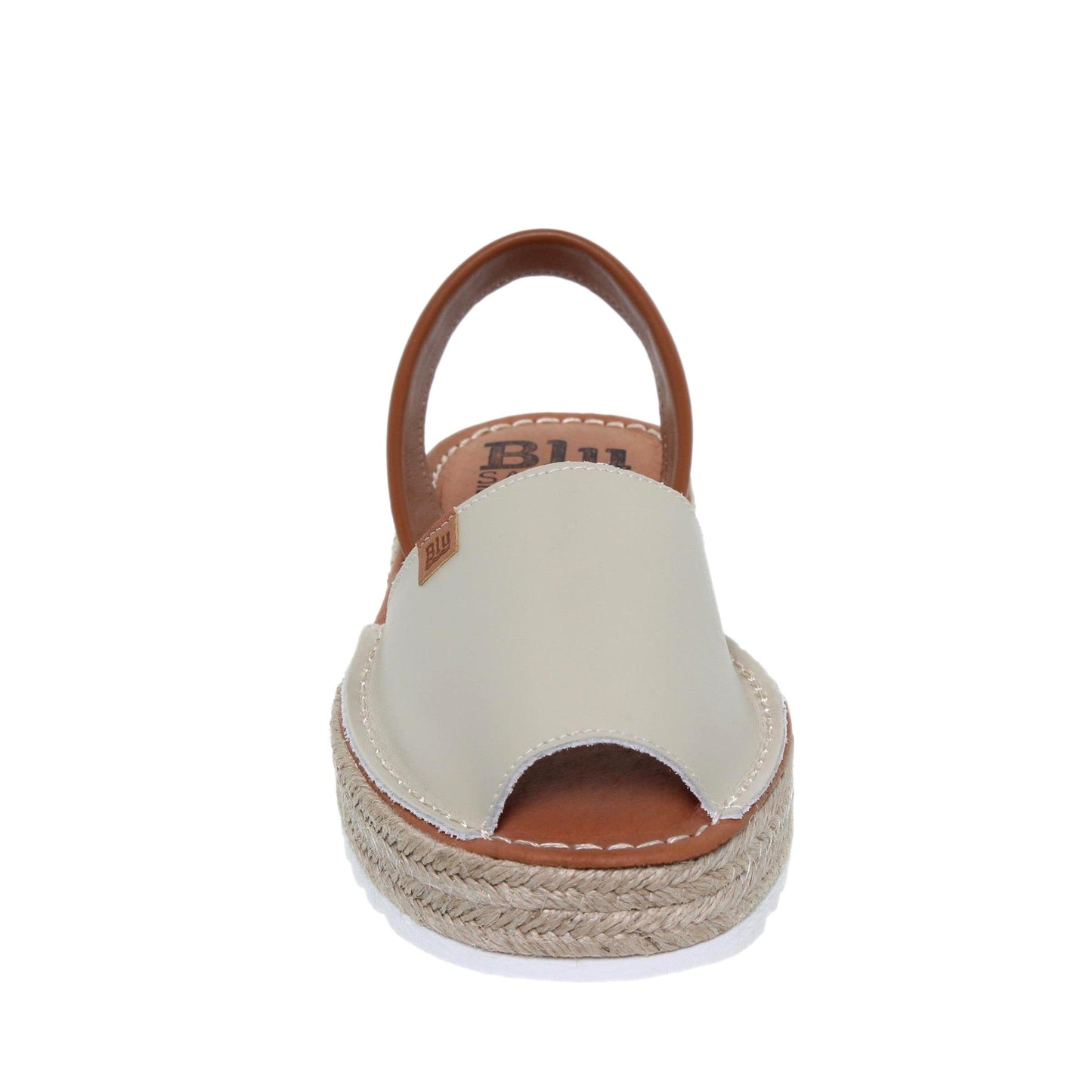 Abarcas Sandalia menorquinas mujer piel Beig Ainara