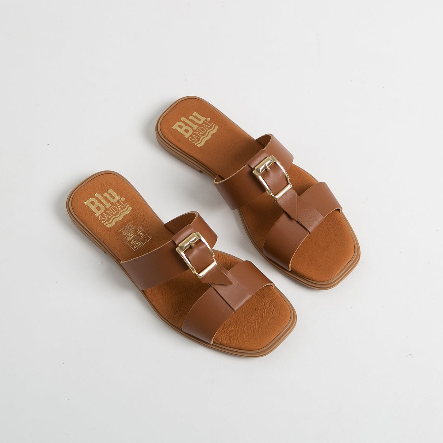 Sandalias planas mujer piel Cuero Uma