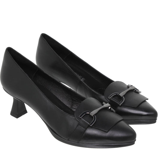 Mocasines Tacón Mujer Maia Negro