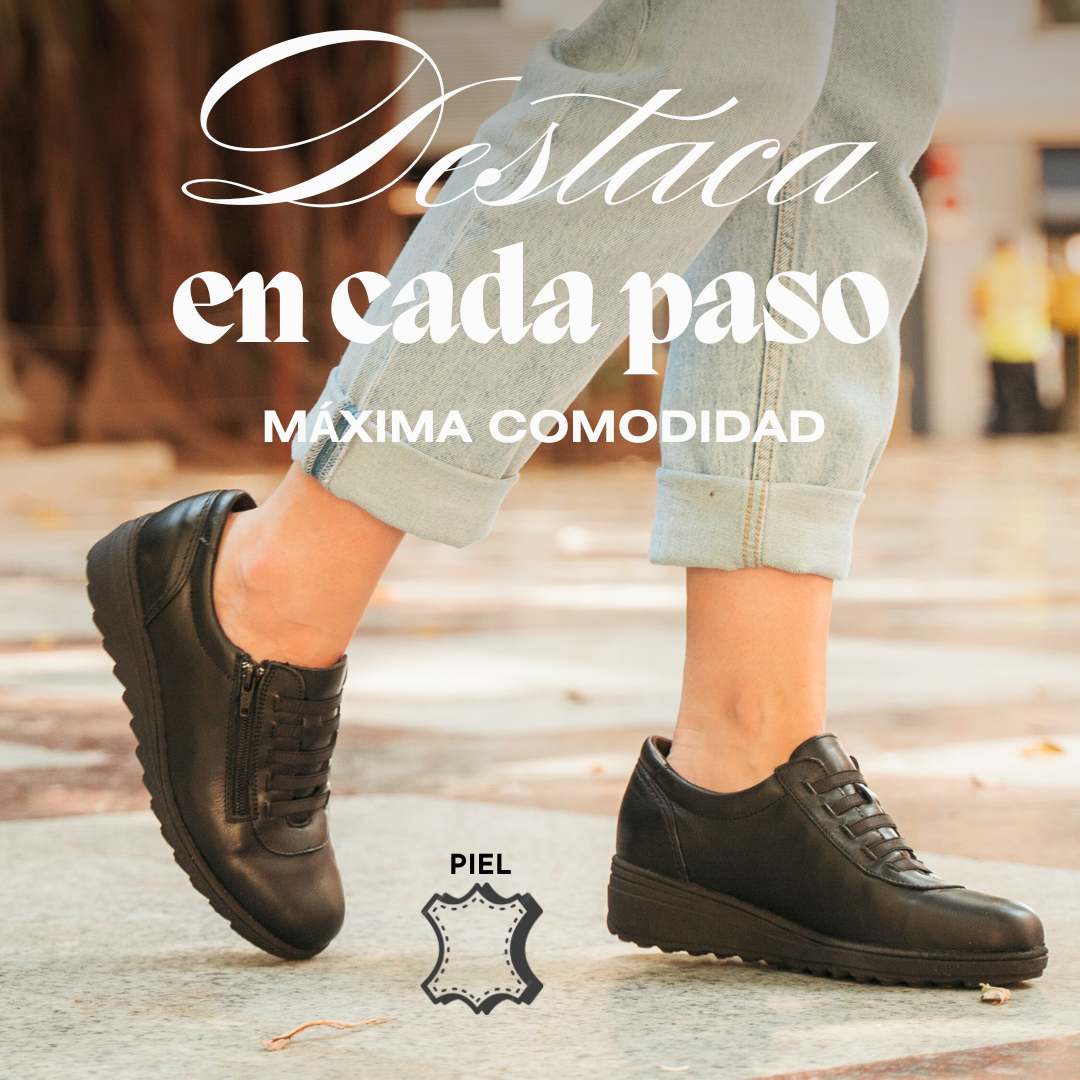 Zapato plano Mujer Meli Negro