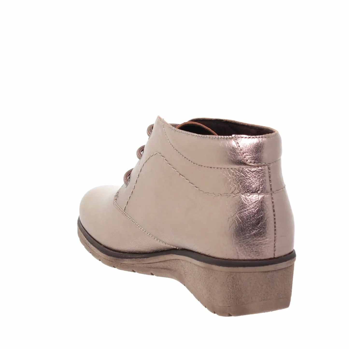Botines Mujer Maya Metalizada- Platino