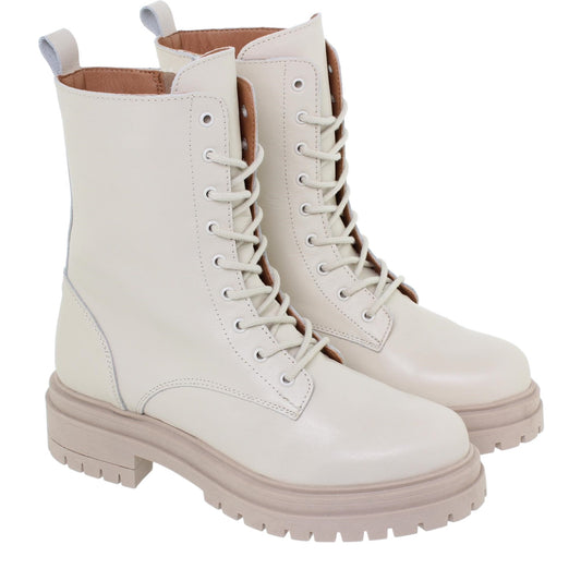 Botines Mujer Nuxia Beige