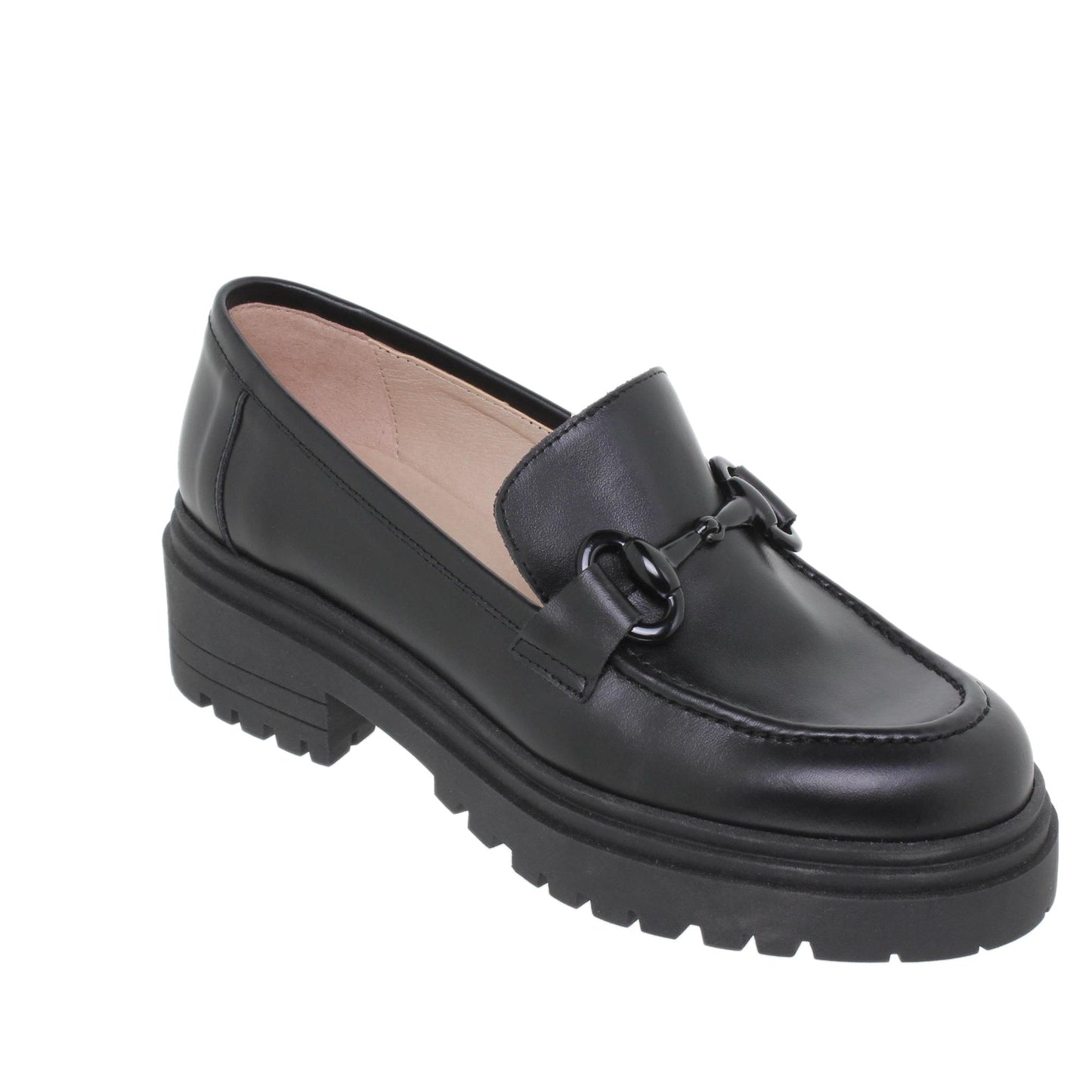 Mocasines track mujer Mocca Negro
