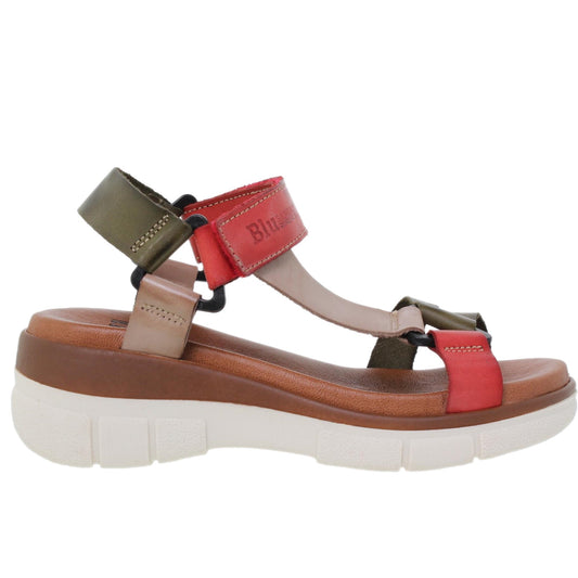 Sandalias deportivas Mujer piel Kaki Sport