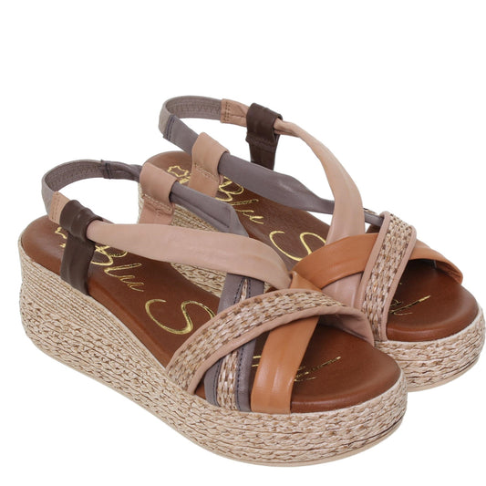 Sandalia Cuña Mujer Viccent Multi